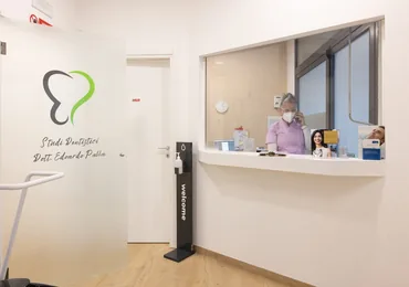 L'accoglienza dello studio dentistico di Castelfranco di Sotto